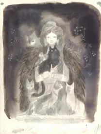 Illustration couleur, Legends of Norse Mythology : Enter a world of gods, giants, monsters and heroes, Isabella Mazzanti