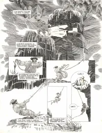 Planche noir et blanc, Les Travailleurs de la mer, Michel Durand