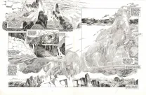 Planche noir et blanc, Les Travailleurs de la mer, Michel Durand