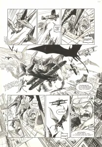Black and white original page, The Kong Crew, Hudson Megalodon (T.2), Eric Herenguel