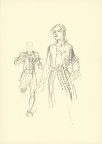 Sketch, Plume aux Vents, L'Oiseau-Tonnerre (T.2), André Juillard