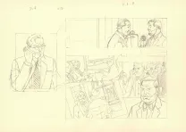 Crayonné, Blake et Mortimer, Signé Olrik (T.30), André Juillard