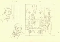 Crayonné, Blake et Mortimer, Signé Olrik (T.30), André Juillard