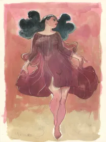 Colored illustration, Yannick Corboz