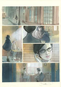 Colored original page, Le Voleur d'amour, Yannick Corboz