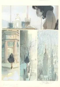 Colored original page, Le Voleur d'amour, Yannick Corboz
