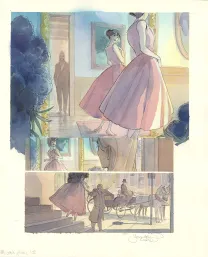 Colored original page, Le Voleur d'amour, Yannick Corboz