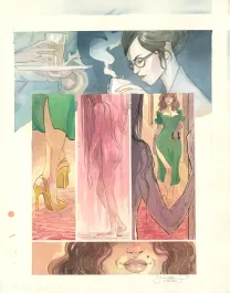 Colored original page, Le Voleur d'amour, Yannick Corboz