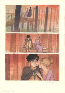 Colored original page, Le Voleur d'amour, Yannick Corboz