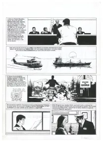 Planche noir et blanc, XIII, Secret défense (T.14), William Vance