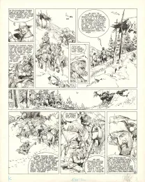 Planche noir et blanc, Jonathan Cartland, Les Survivants de l'Ombre (T.8), Michel Blanc-Dumont