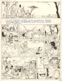 Planche noir et blanc, Julien Boisvert , Neêkibo (T.1), Michel Plessix