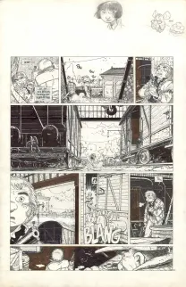 Planche noir et blanc, Julien Boisvert , Charles (T.4), Michel Plessix