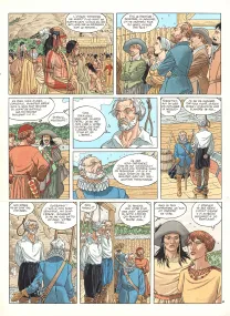 Colored original page, Plume aux Vents, Ni Dieu ni Diable (T.4), André Juillard