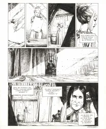 Black and white original page, 1629... ou l'Effrayante Histoire des naufragés du Jakarta, L'île rouge (T.2), Thimothée Montaigne