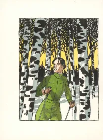 Projet de couverture, Léna, Léna dans le brasier (T.3), André Juillard