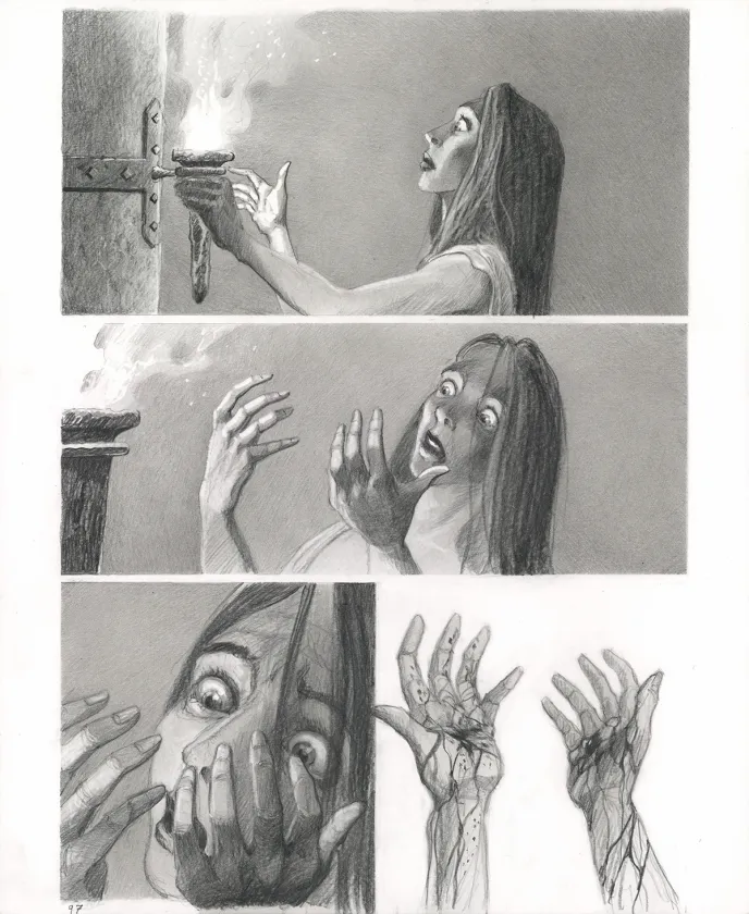Planche noir et blanc, Macbeth, Paul & Gaëtan Brizzi
