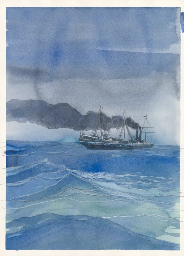 Planche couleur, Les Voyages d'Ibn Battûta, Joel Alessandra