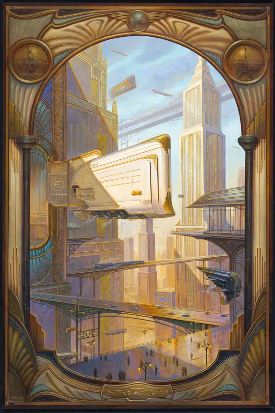 Peinture, Steam Lines, Didier Graffet