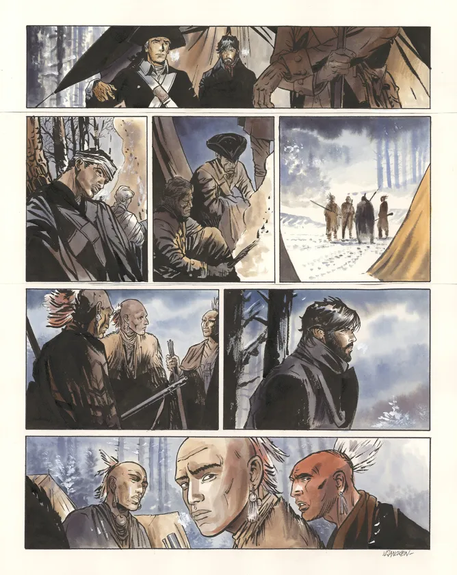 Planche couleur, Nouvelle France, Bernard Vrancken