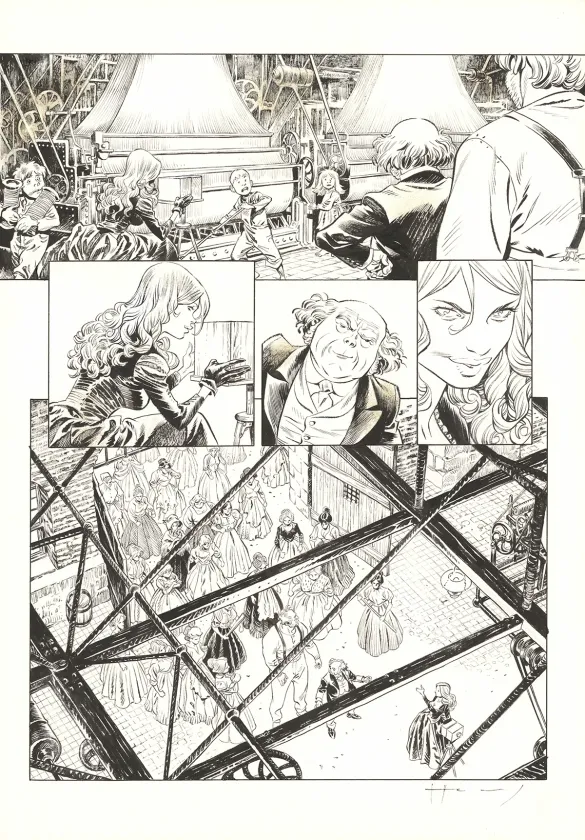 Planche noir et blanc, Shi, Black Friday (T.5), Josep Homs