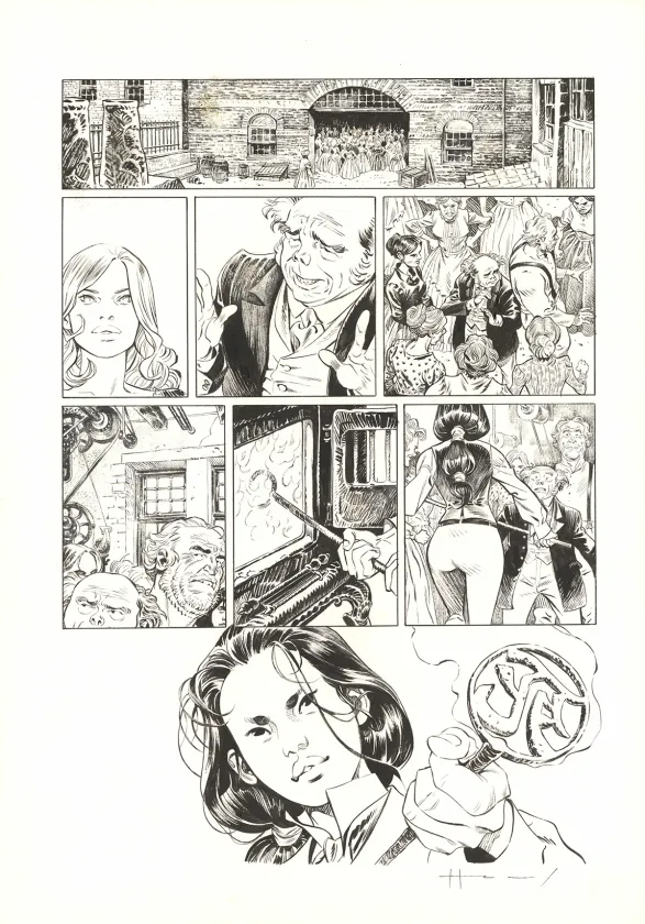 Planche noir et blanc, Shi, Black Friday (T.5), Josep Homs