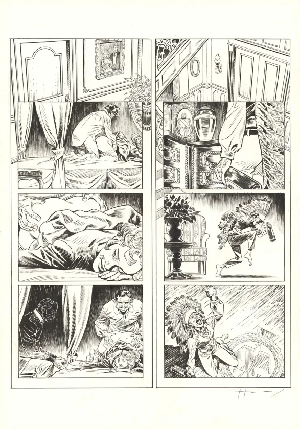 Planche noir et blanc, Shi, Black Friday (T.5), Josep Homs