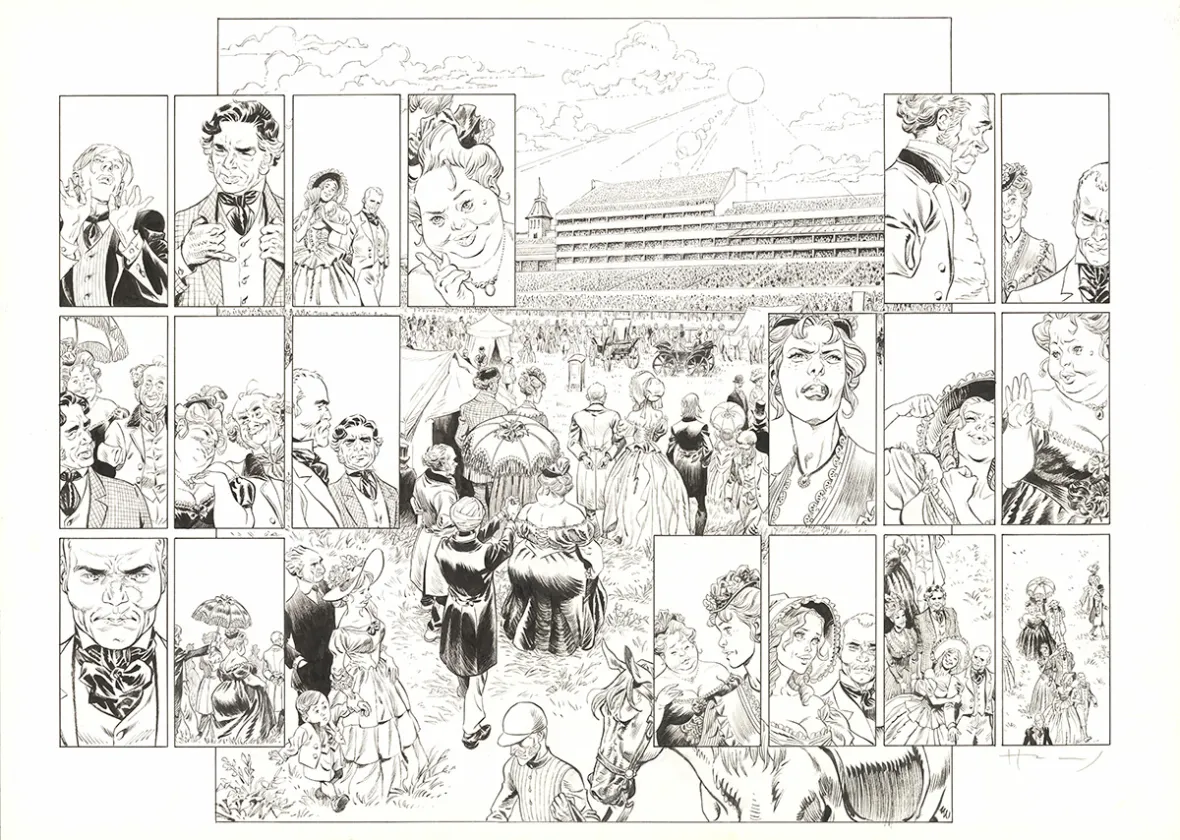 Planche noir et blanc, Shi, Victoria (T.4), Josep Homs