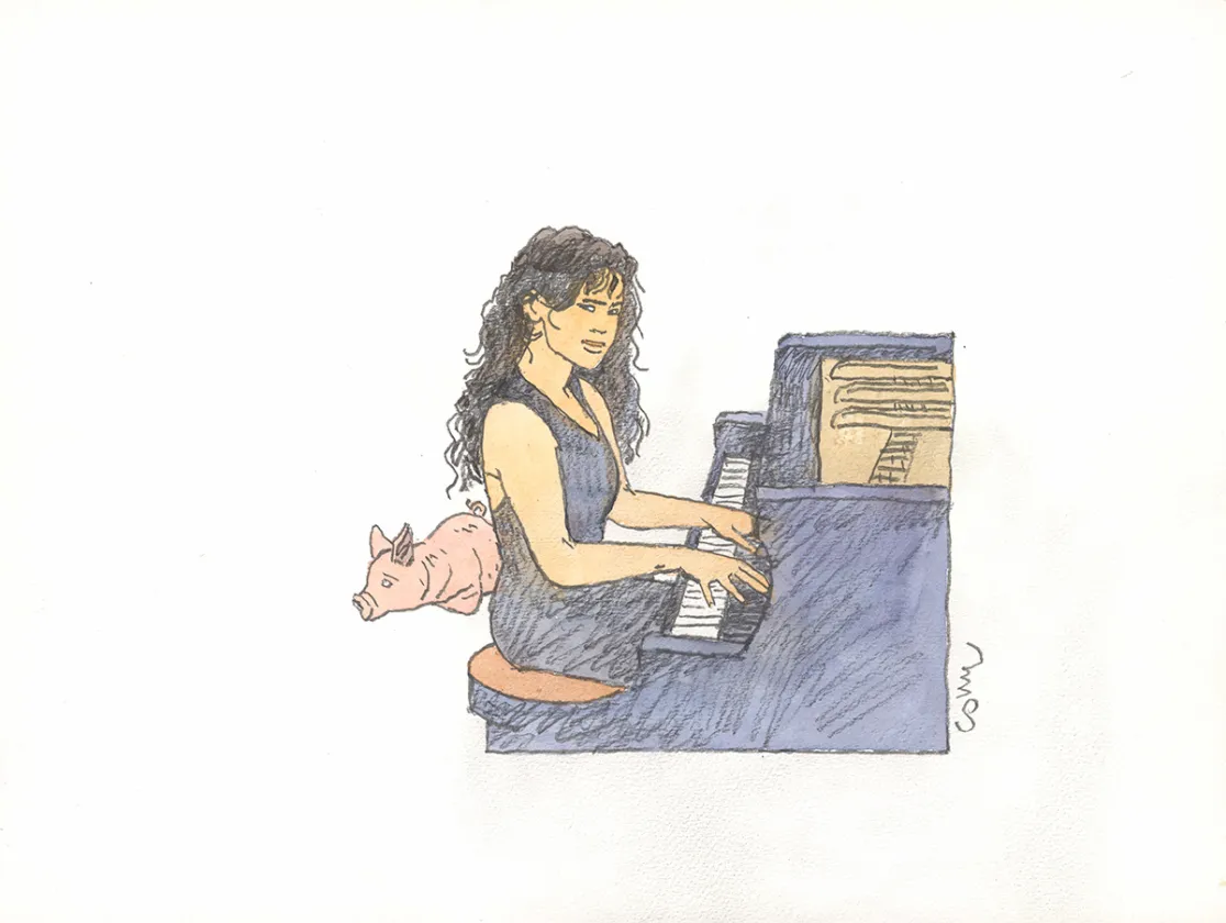 Illustration couleur, À la recherche de Peter Pan,  Cosey