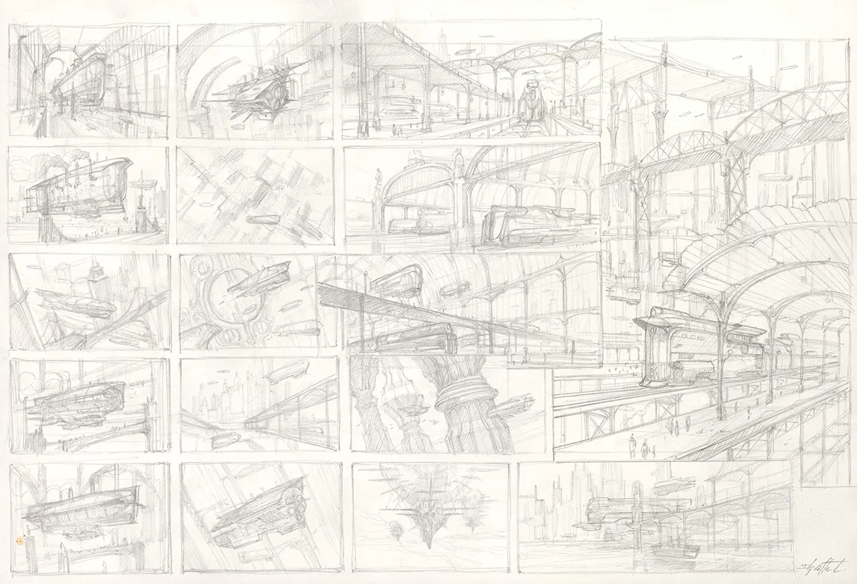 Sketch, Steampunk, Didier Graffet
