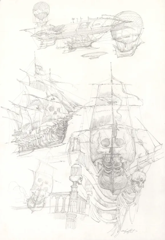Sketch, Steampunk, Didier Graffet