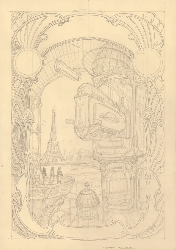 Sketch, Steampunk, Didier Graffet