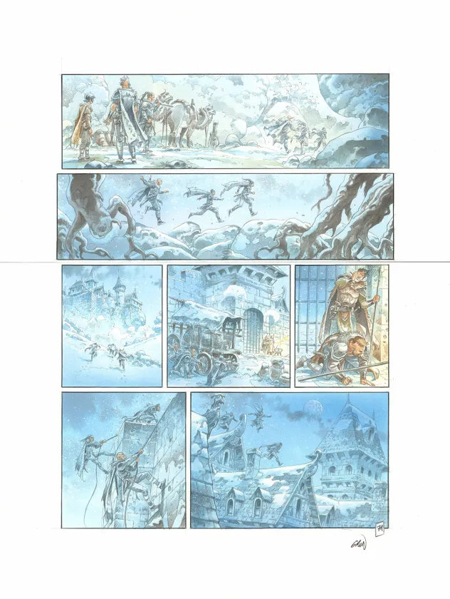 Planche couleur, Les Hautes Herbes,  Grun