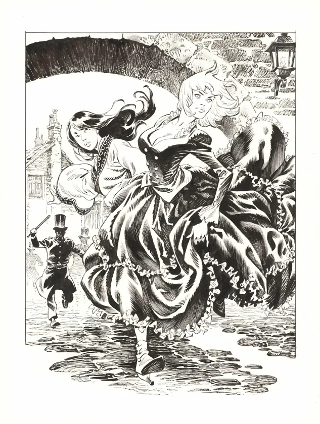 Illustration noir et blanc, Shi, Josep Homs