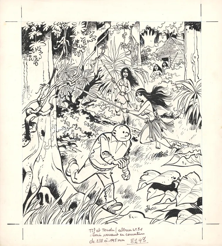 Couverture, Tif et Tondu, Swastika (T.31),  Will