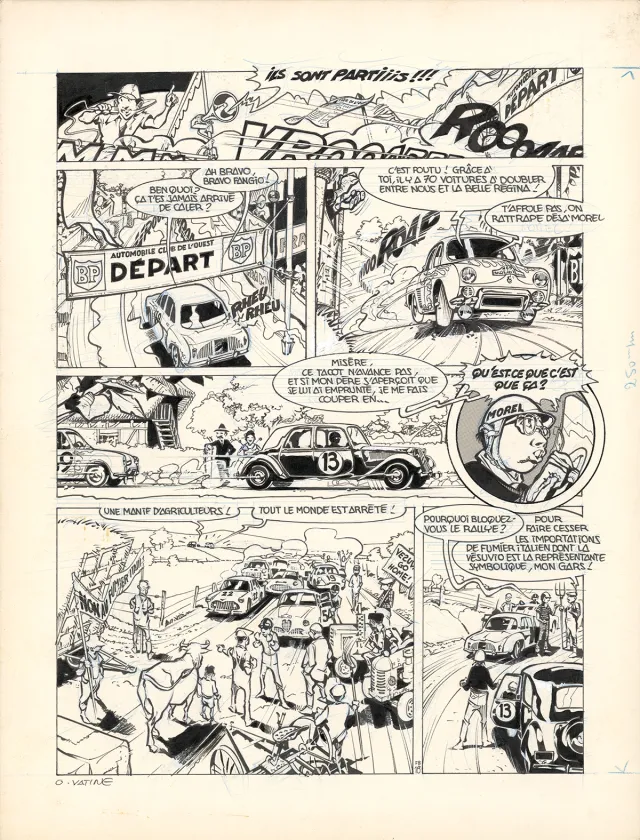 Planche noir et blanc, Fred et Bob, L'Enfer de la drague (T.2), Olivier Vatine