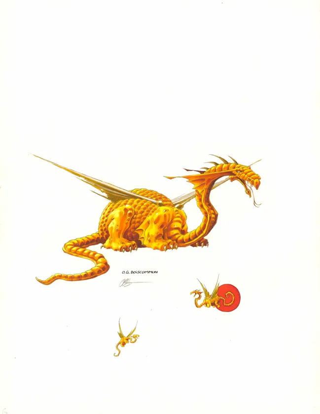 Illustration couleur, Troll, Olivier Boiscommun