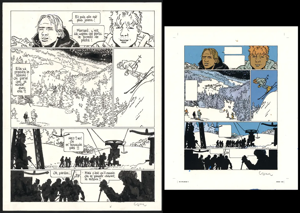 Planche noir et blanc, Yiyun,  Cosey