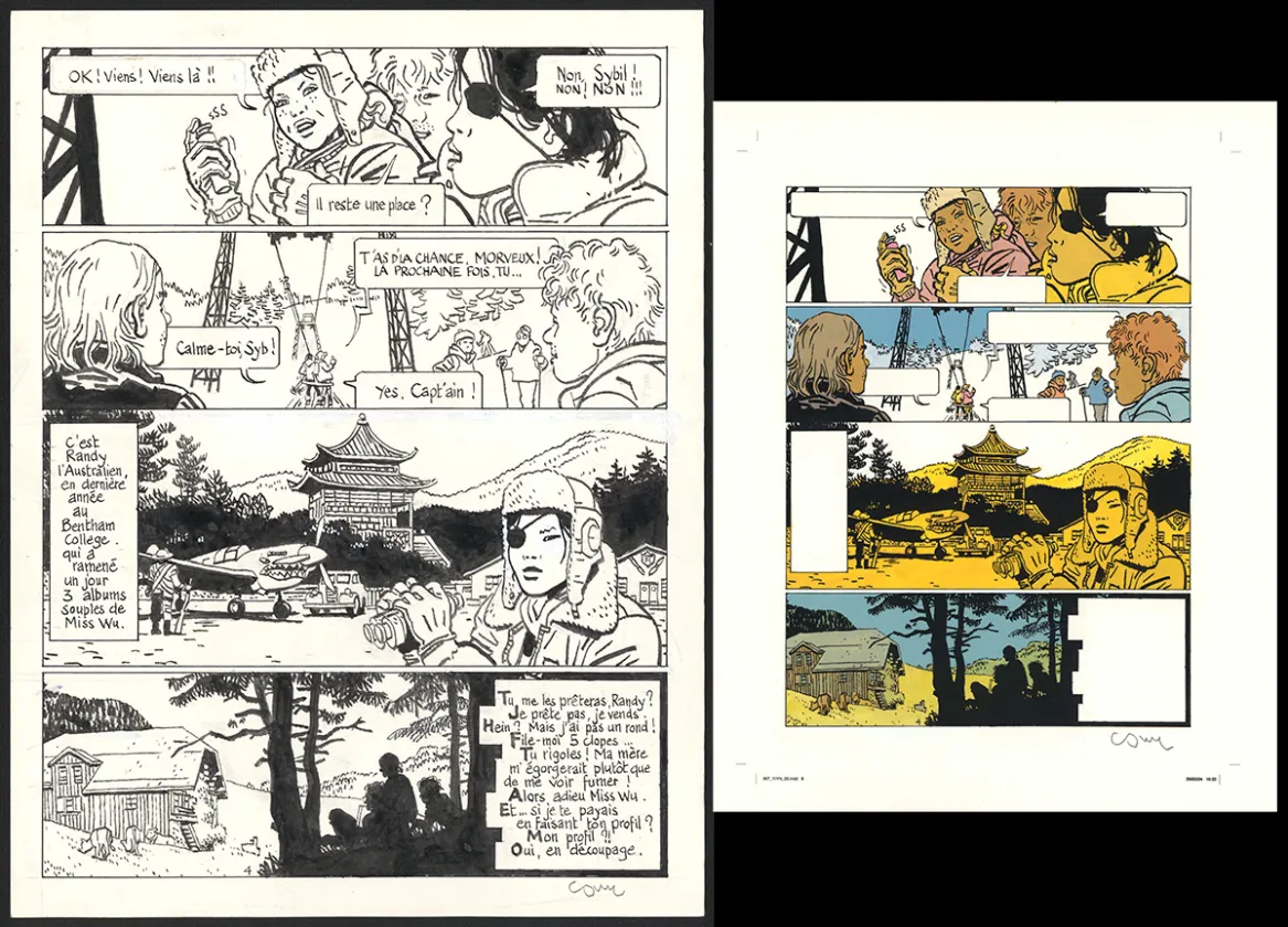 Planche noir et blanc, Yiyun,  Cosey