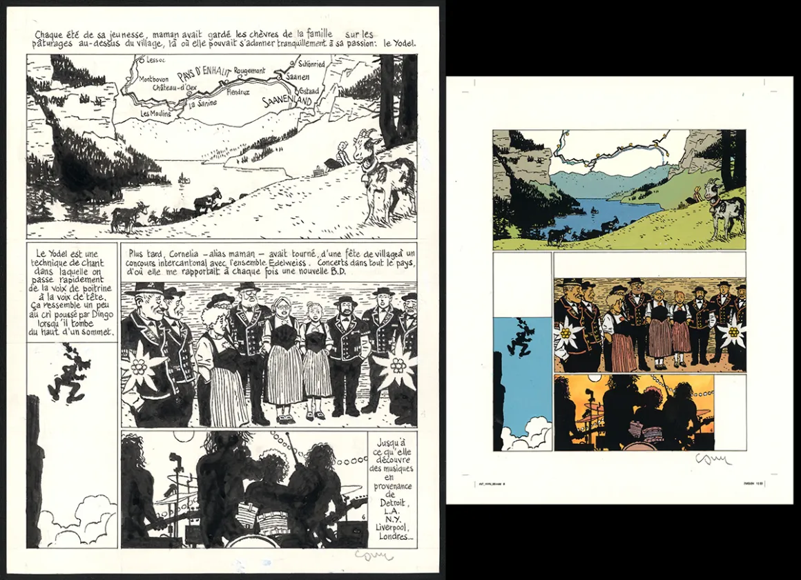 Planche noir et blanc, Yiyun,  Cosey