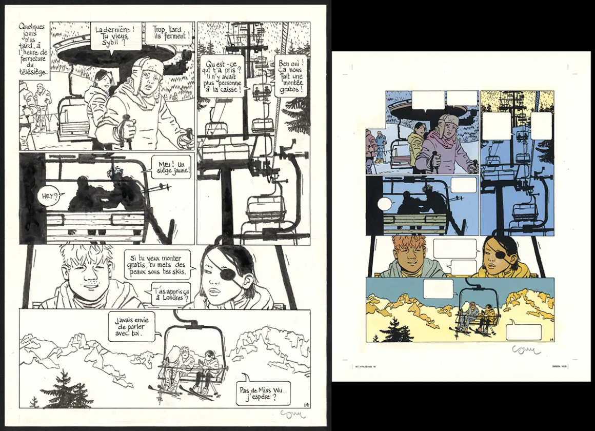 Planche noir et blanc, Yiyun,  Cosey
