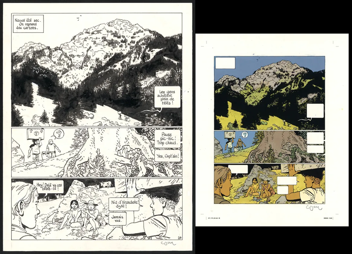Planche noir et blanc, Yiyun,  Cosey