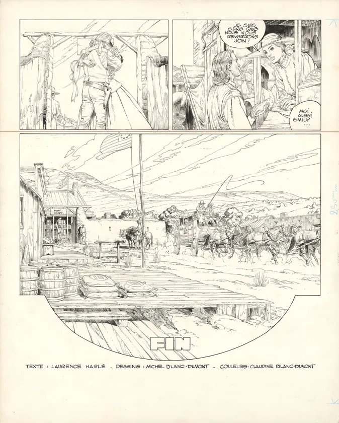 Color layout, Jonathan Cartland, Silver Canyon (T.7), Michel Blanc-Dumont