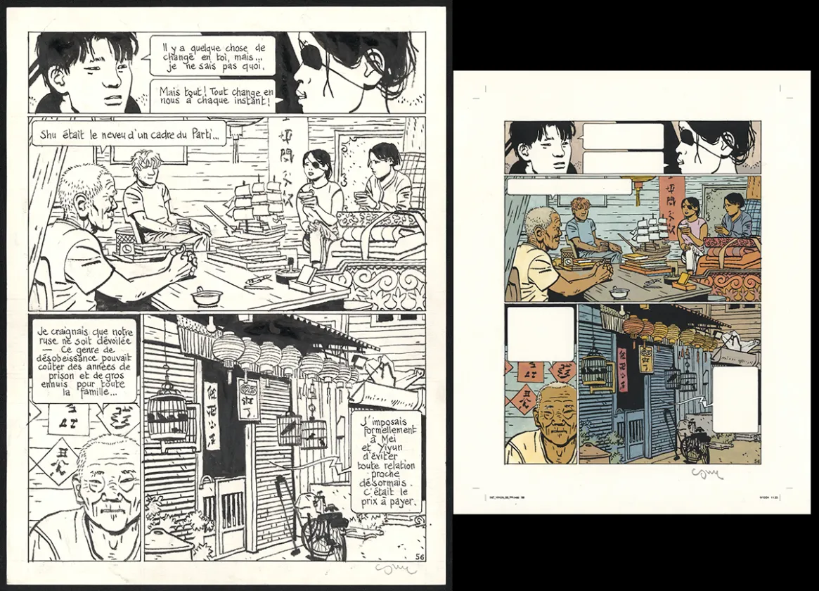 Planche noir et blanc, Yiyun,  Cosey
