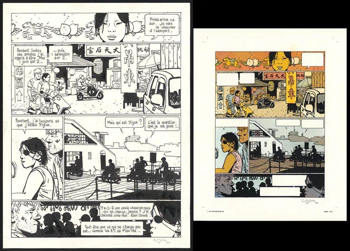 Planche noir et blanc, Yiyun,  Cosey