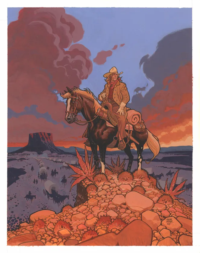 Couverture, Go West Young Man, Ralph Meyer
