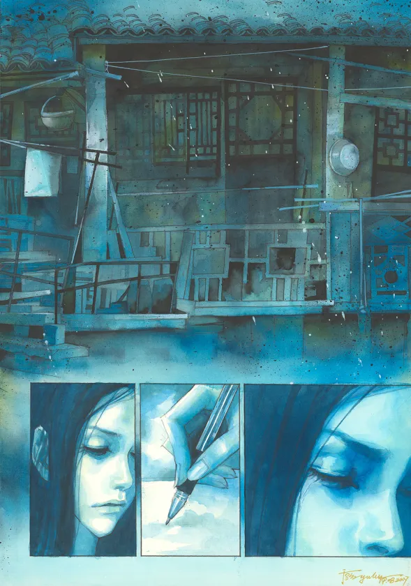 Illustration couleur,  Yu Lu