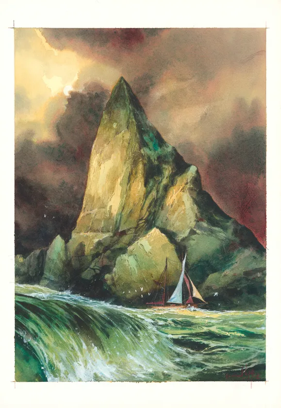 Colored illustration, Emmanuel Lepage