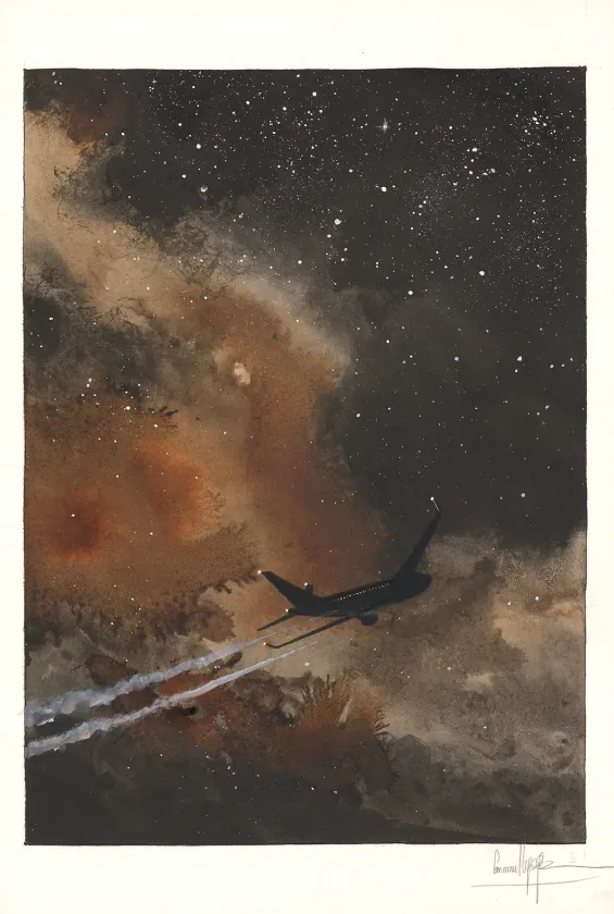 Planche couleur, Au pied des étoiles, Emmanuel Lepage