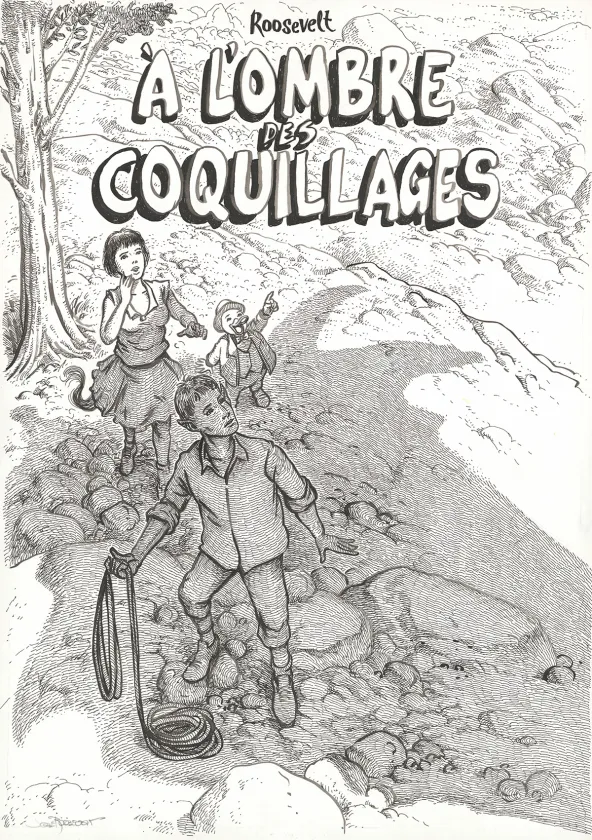Couverture, À l'ombre des coquillages, José Roosevelt